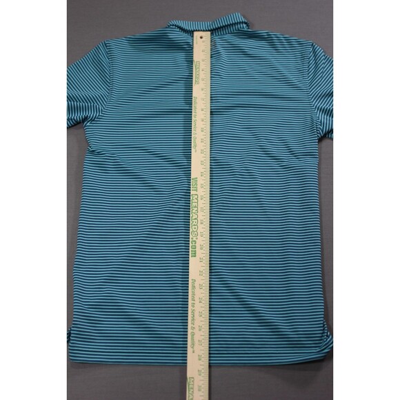 Vineyard Vines Polo Shirt Men Blue Striped On The Go Sankaty Golf OTG  Stretch S - Picture 6 of 10